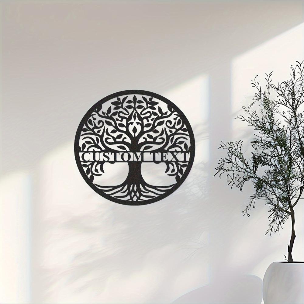 Exclusive Customizable Tree of Life Metal Wall Art for Indoor Outdoor Spaces Thanksgiving Valentine Gift Decor