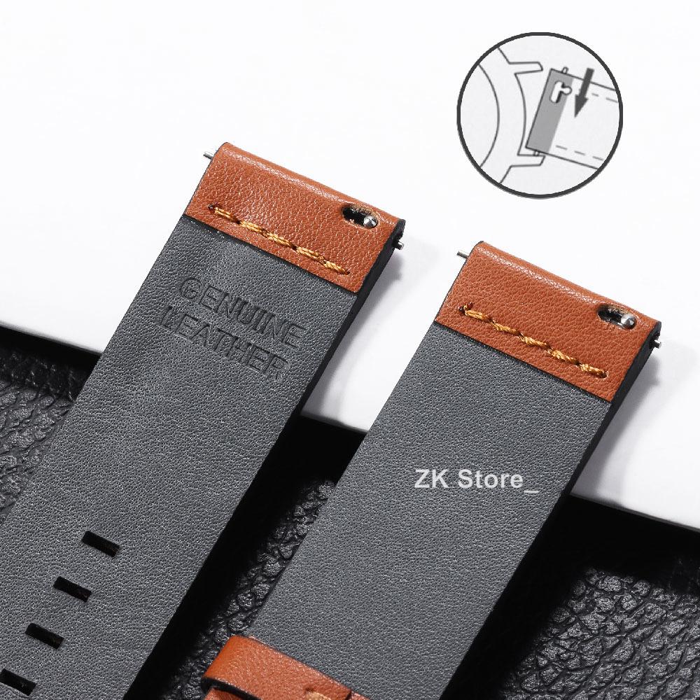 Vintage Oil Wax Genuine Leather Watch Strap 18mm 20mm 22mm 24mm Brown Black Watchbands for Samsung Galaxy Watch Band Bracelet