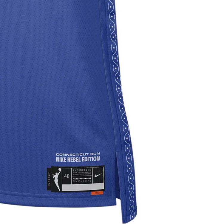Nike Dámské tílko na basketbal s potiskem písmen Modré DC9593-480
