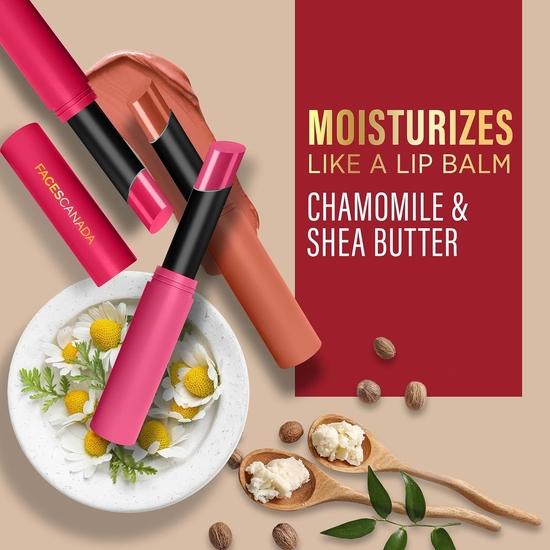 FACESCANADA Long Stay 3-in-1 Matter Lippenstift – Notice Me Pink 06, 2 g