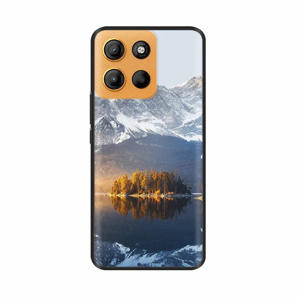 For Motorola G15 Case Cute Phone Case Funny Back Cover For Moto G15 Power Camera Protection Soft Original Liquid Silicone Cases