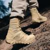 Outdoor Hiking Shoes Men Anti-slip Comfortable High-top Shoes Men Wear-resistant Soft Breathable Casual Sneakers Shoes Men