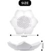 2 Pack Lotus Shower Steamer Trays, Silicone Soap Holder, Drainage Box, Bathroom Accessories, Kitchen and Bathroom Counter, Small Self Draining Soap