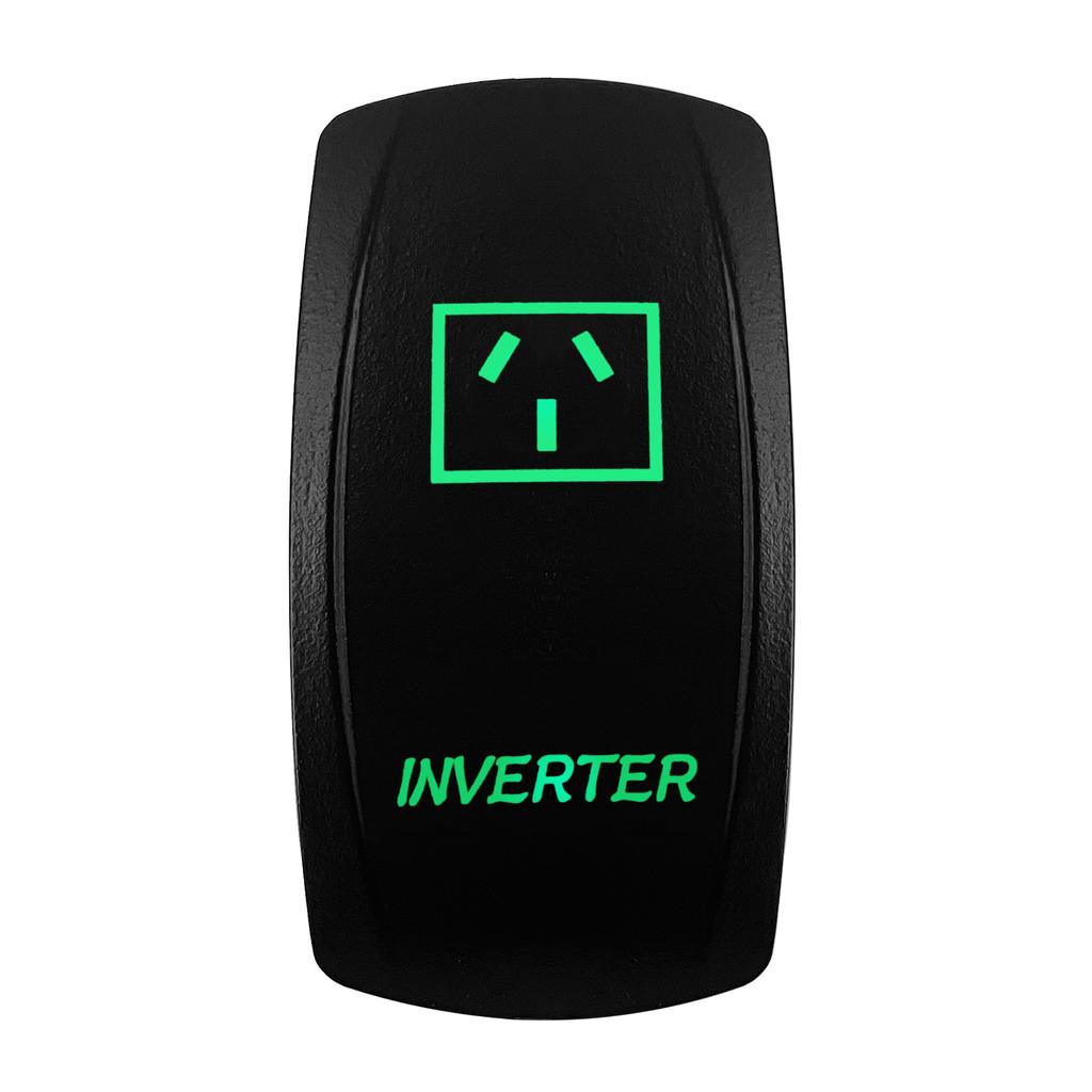 Boat Car Rocker Switch 12V/24V Waterproof Green Led SPST DPDT 20A for ARB/CARLING/NARVA/4x4 Pickup Truck JCB Machine Relays 5