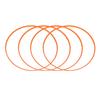 4 Pcs 20 Inch Wheel Rim Protector Orange Full Protection Self Adhesive Scratch Resistant Decorative Wheel Rim Ring
