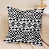 Advanced Black White Cushion Cover Pillowcase Ultra Soft Skin Friendly Fabric Cloud Like Comfort & Concealed Zipper