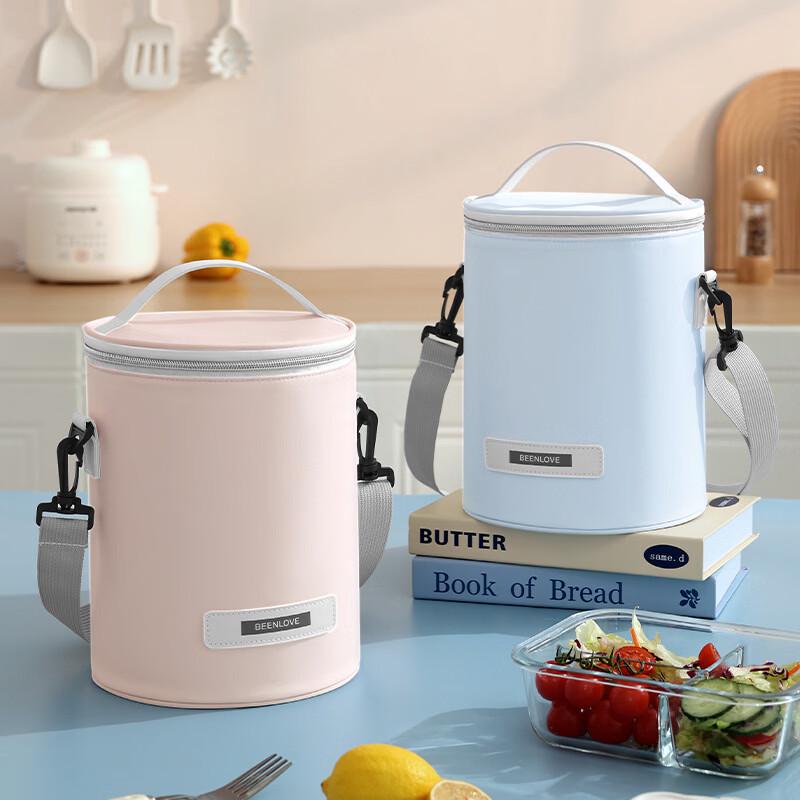 UOSUUOSU Insulated Round Lunch Bag