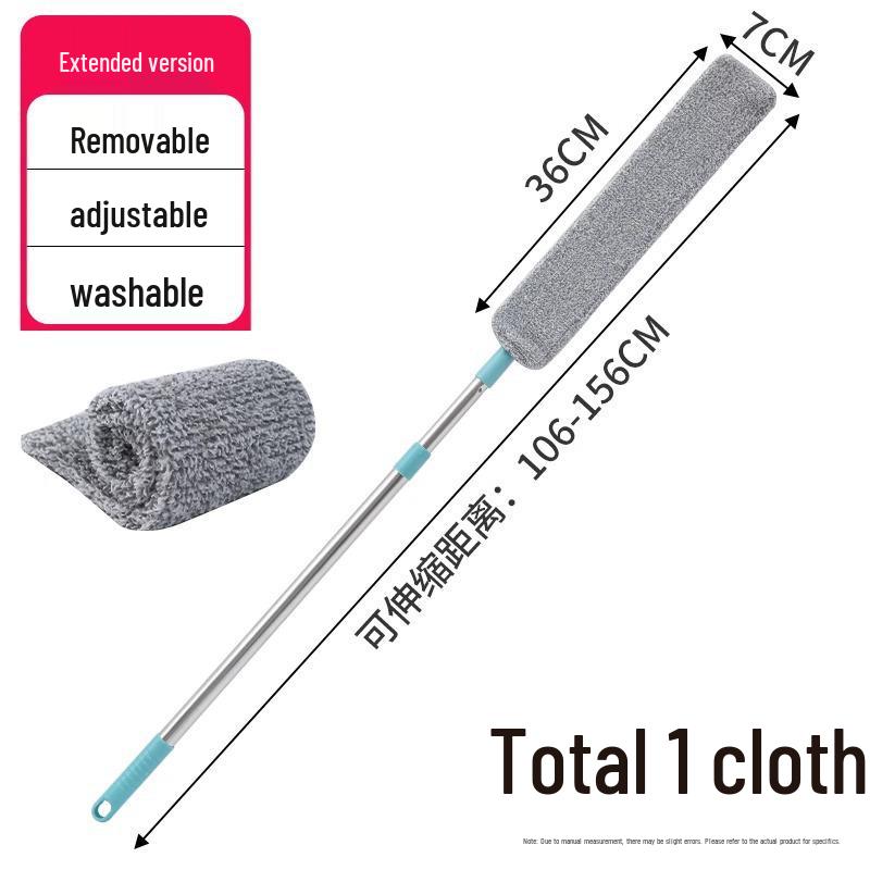 Ausziehbarer Staubwedel für unter dem Bett zur Tiefenreinigung