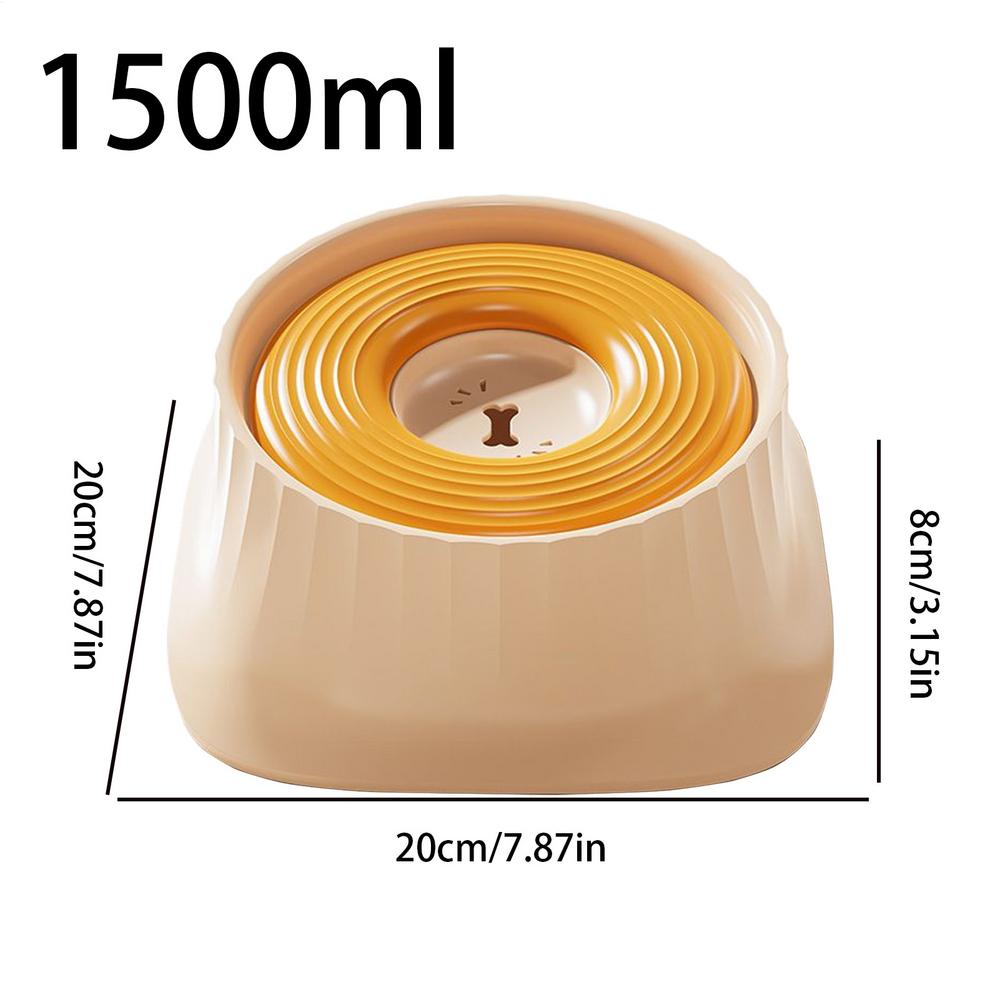 Spill Proof Dog Water Bowl Large Capacity Spill Proof Floating Dispenser No Splash Dog Water Bowl For Puppy Animal Travel Car