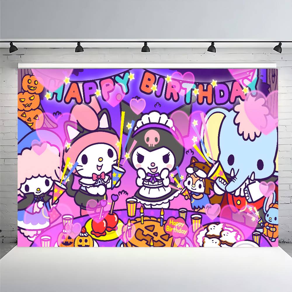 K-kuromis Photography Studio Backdrop Outdoor House Party Decoration Photo Background Curtain Back Drop