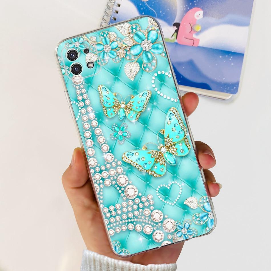 Stylish Phone Case For Samsung Galaxy A22 5G A22S A22 4G Transparent TPU Soft Silicone Back Cover For Samsung A22 A225F A226B