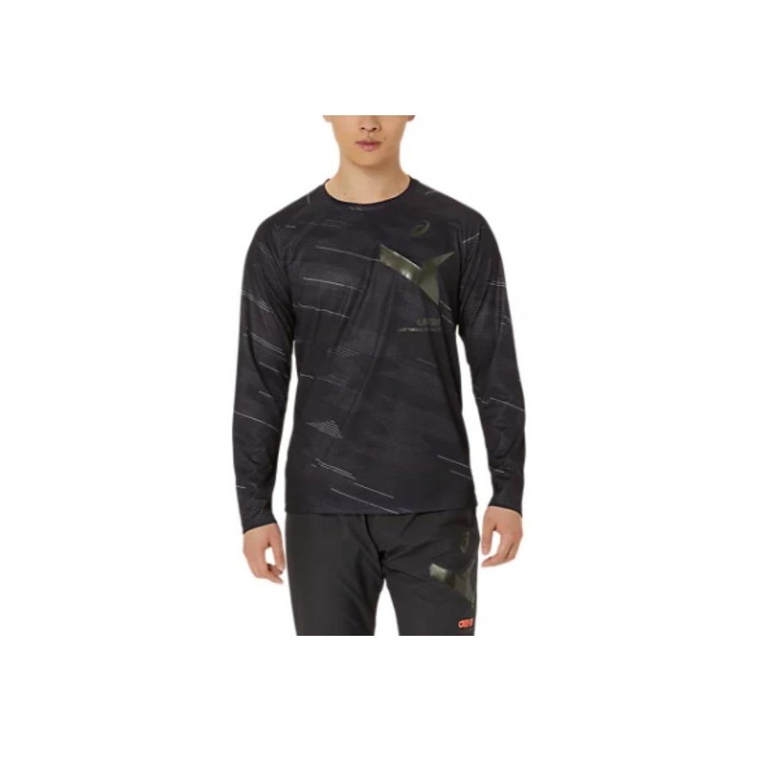 

Asics Round Neck Pullover Moisture Wicking Quick Dry Long Sleeve T-Shirt Unisex Tops 2031E716-001 L