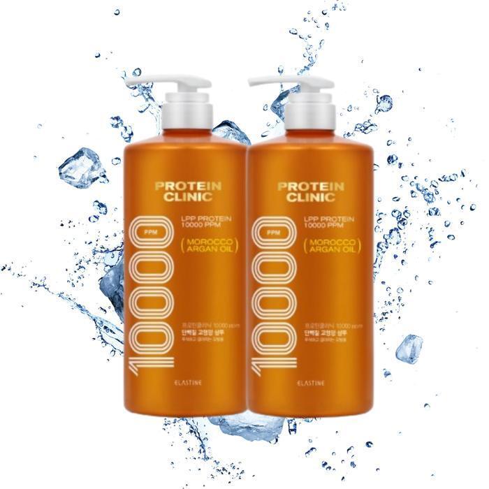 ELASTINE Protein Clinic 10000 Protein High-Nutrient Shampoo 1000ml X 2 TB (30483990)