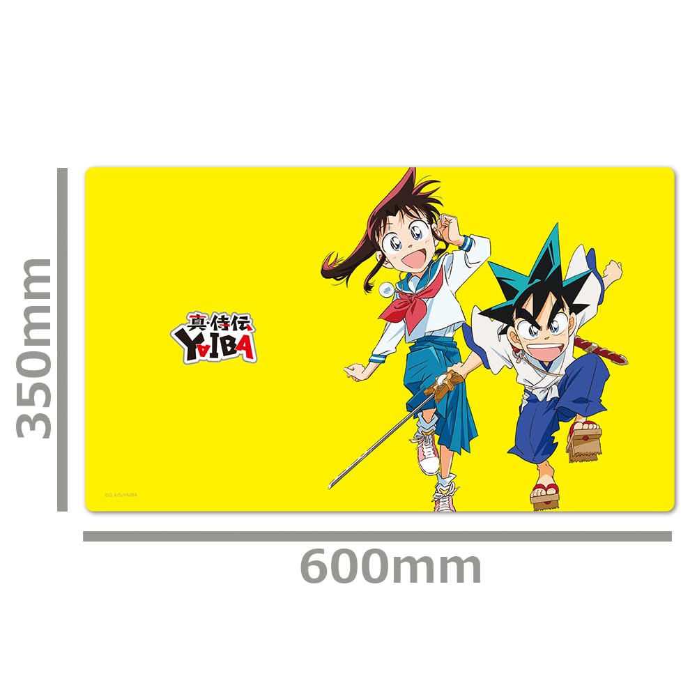 True Samurai Legend YAIBA Character Rubber Mat Blade Sayaka &