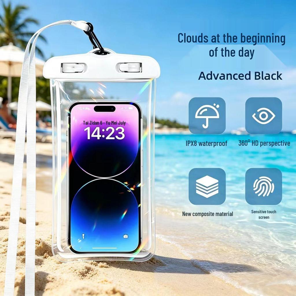 Waterproof Touchscreen-Compatible Mobile Phone Bag for Rafting and Diving