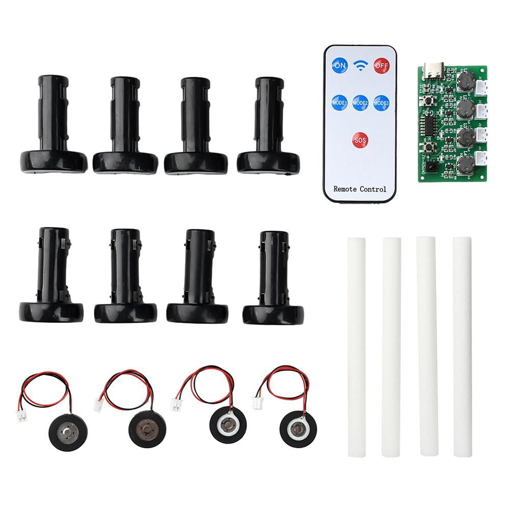 Mini Humidifier DIY Kits Infrared Remote Control Four-spray Humidifier Module Mist Maker and Driver Circuit Board