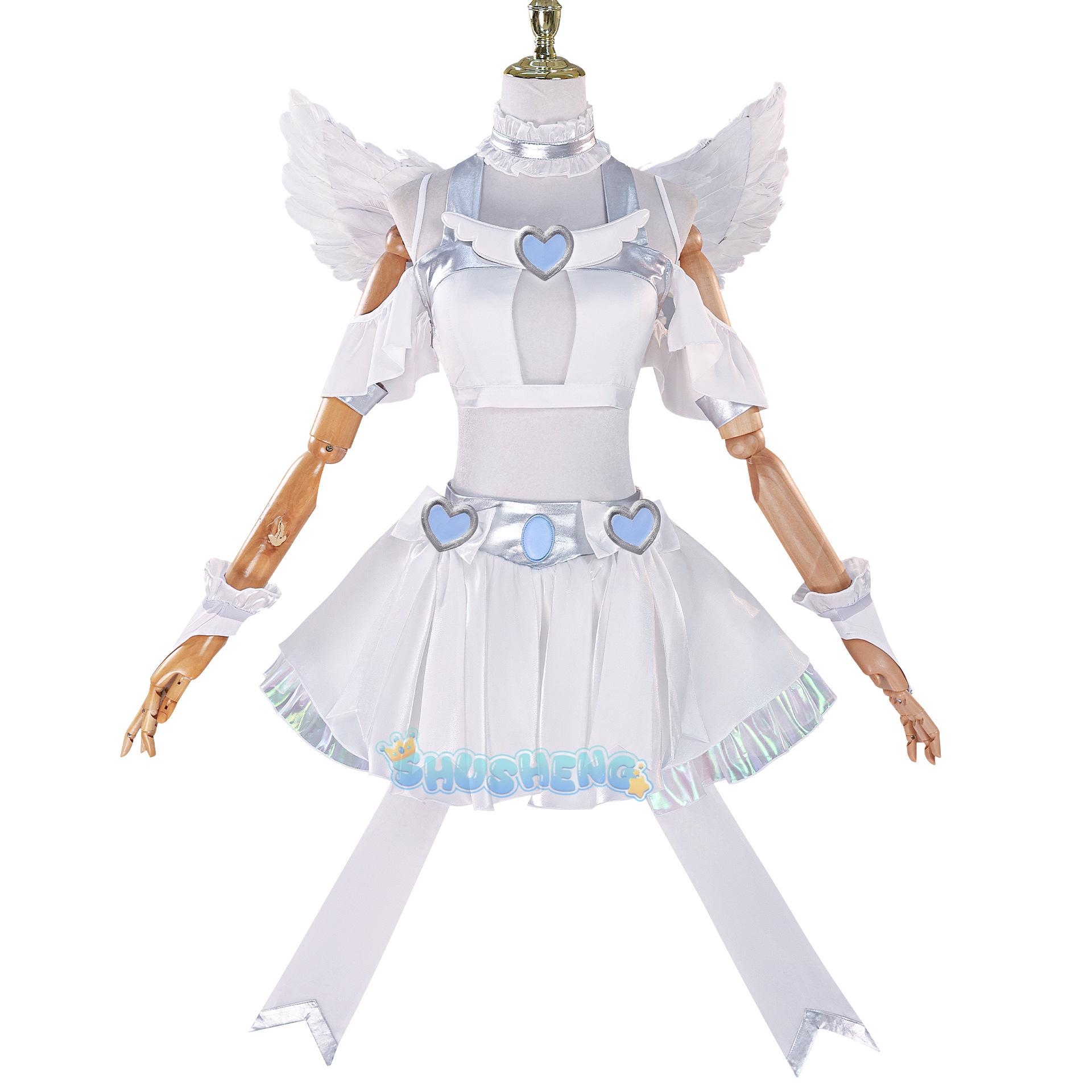 

Колготки Косплей PANTY & STOCKING with GARTERBELT Костюм Платье Ангела Крыло Женский Хэллоуин Карнавальная Вечеринка M