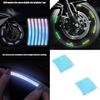 20lots Reflective Wheel Sticker Car Rear Warning Tape Nighttimes Safety Sticker for Bicycles Helmets and Clothing