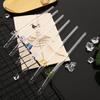 8 Stück Glasstrohhalme mit Schmetterlingsdesign und Bürste 200*8mm Wiederverwendbares Trinkhalm-Set Milchshakes Cocktail Kaffee-Strohhalme Haushalts-Bar-Zubehör