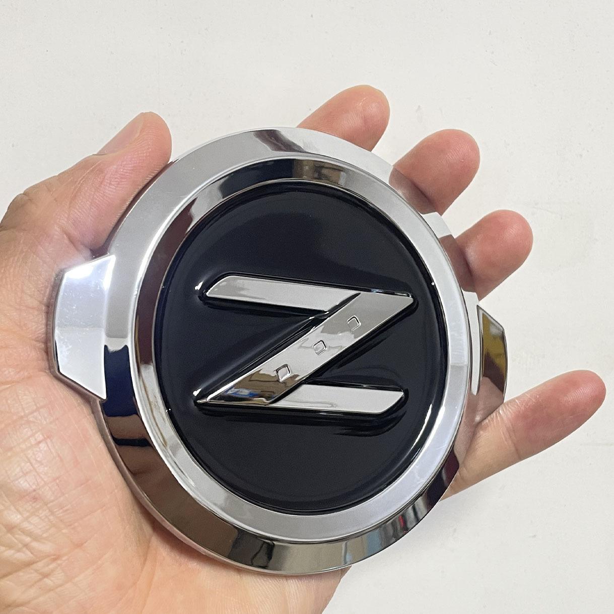 1 шт. 3D эмблема Z - Подходит для Nissan Fairlady Z33 350Z 370Z Боковая часть кузова Задняя модификация Значок 90cm серебряный