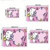 1pc Sanrio Hello Kitty Mermaid Printed Office Carpet Rectangle Rug Under The Table,Perfect Room Decor for Living Room, Bedroom, Kitchen, Non-slip Floo