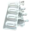 Silicone Ice Cream Mould Ice Cube Tray Popsicle Barrel Diy Mold Dessert Ice Cream Mold with Popsicle Stick