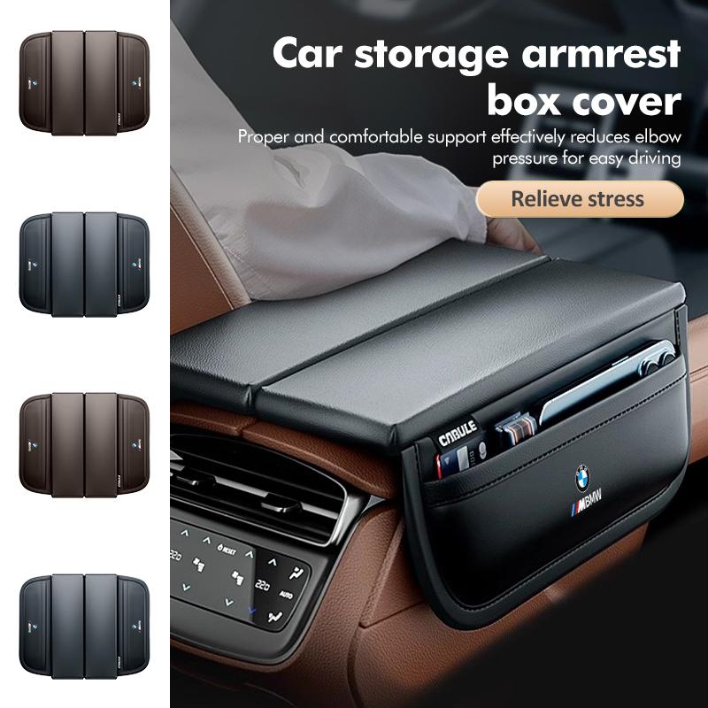 For BMW Leather Car Center Console Armrest Pad Protection Mat Storage Pocket G30 G20 M3 M5 E91 E92 E93 E36 E70 X3 X4 X5 X1 E39 Rvzh40