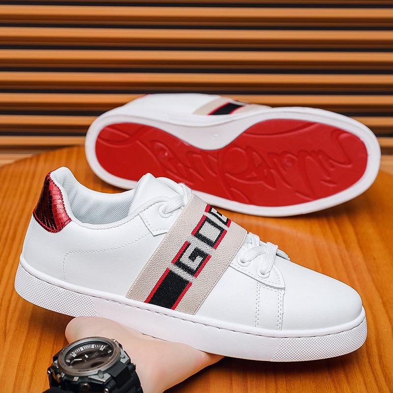 Sneakers Casual Men Designer Rivet Bling Punk Board Shoes Fashion Microfiber Leather Fabric Height Increased Flat Platform Shoes