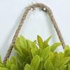 Country Style Wall Mounted Planter Semicircle Hanging Basket Metal Planter Flower Vase  Home Decor