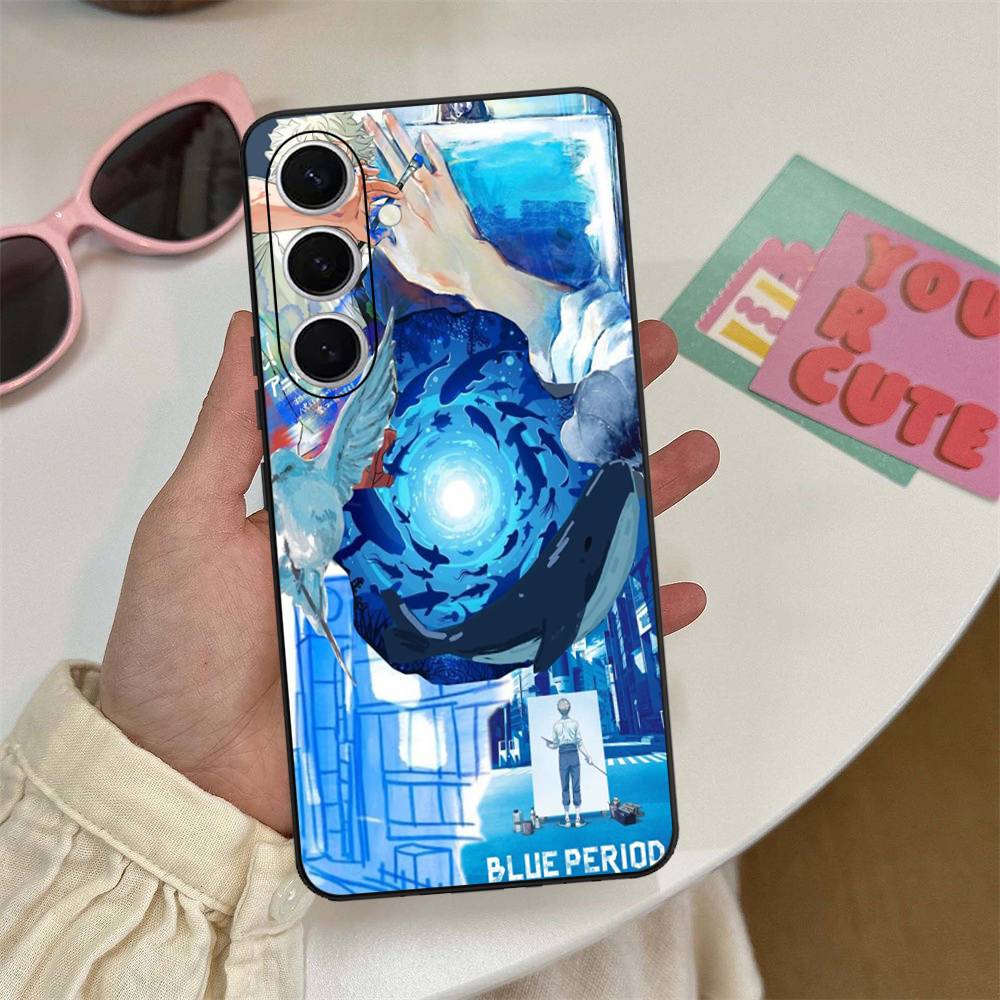 

Anime Blue Period Phone Case For Samsung S 24 fe 25 Ultra plus 20 lite 21 30 22 23 24 22 Ultra 5G Fundas Samsung S25ULTRA
