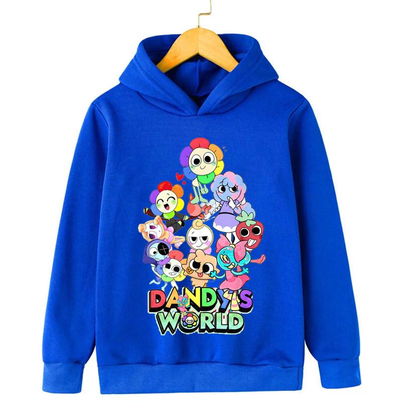 Dandy's World Game Kids Hoodie Boys Clothes Girls Fashion Casual Pullover Autumn Long Sleeve Sweatshirt Tops Children Clothing