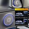 Car Door Horn Decorative Shell Cover Ambient Lights New LED Speaker Cover For Mercedes Benz W213 W205 X253 C-Class/E-Class/GLC