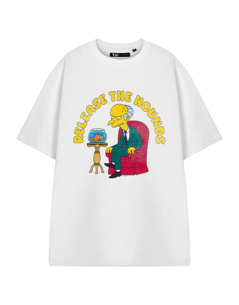 The Simpsons Short Sleeved TShirt Unisexs White Official Merch M