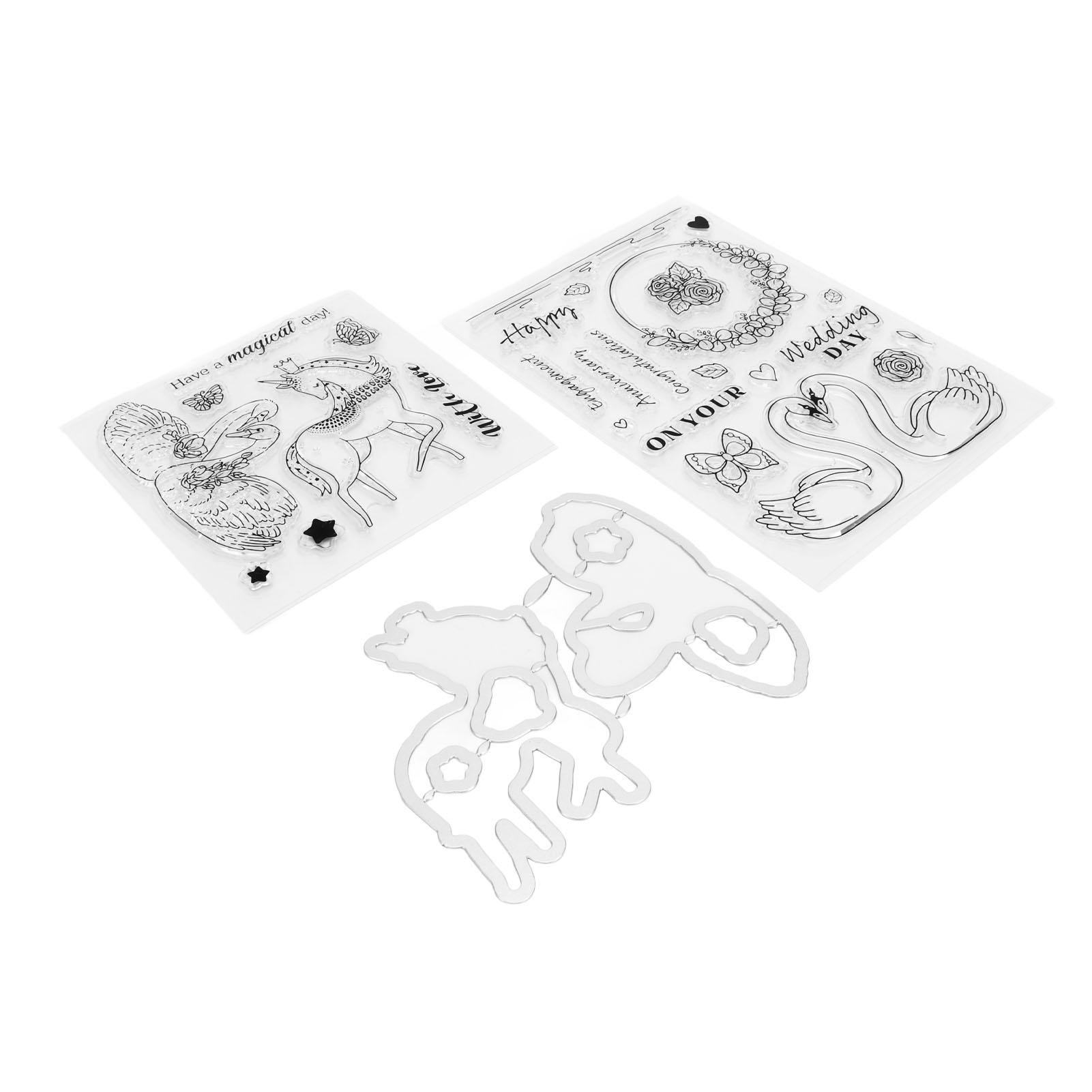 

Прозрачный штамп, прозрачный блок для резьбы, стиль Дня святого Валентина, многоразовый для поделок своими руками