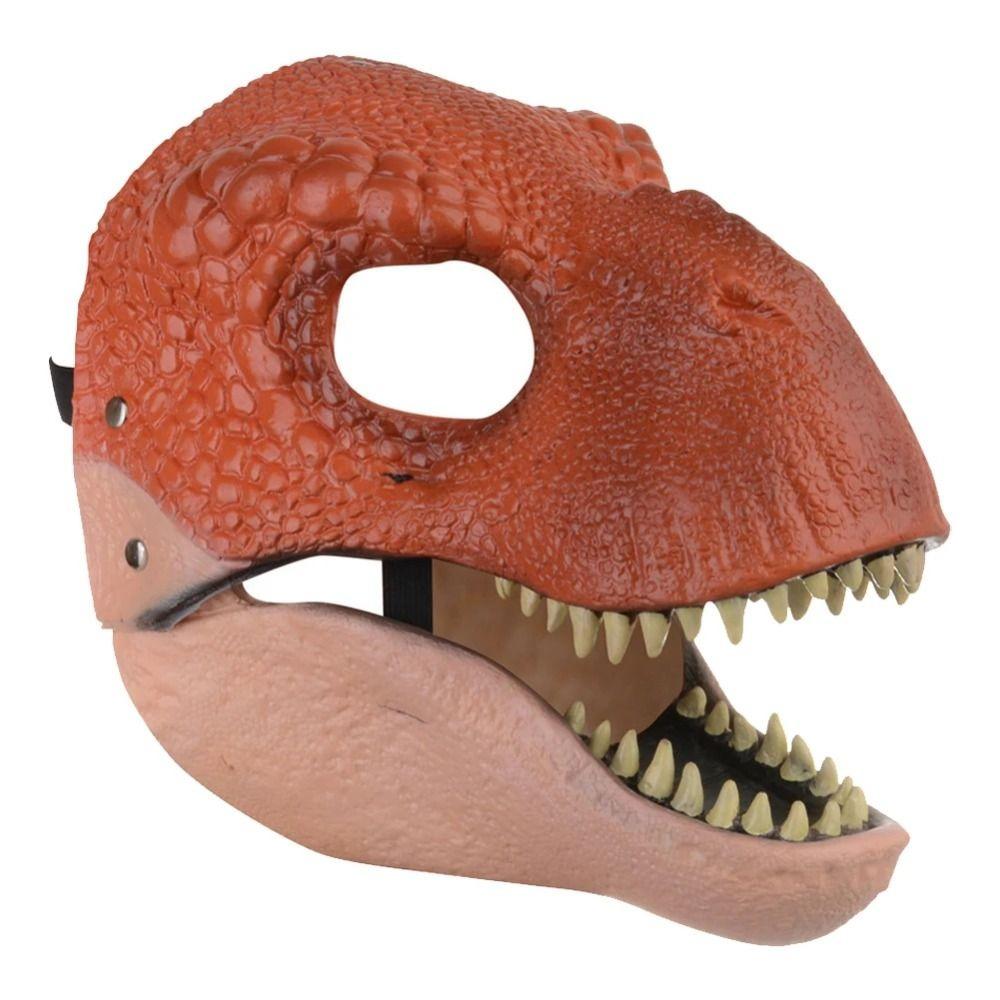 Cosplay Rekvizity Halloweenská Maska Dinosaurus Pohyblivá Čelist Dračí Pokrývka Hlavy Dinosauří Pokrývka Hlavy na Párty
