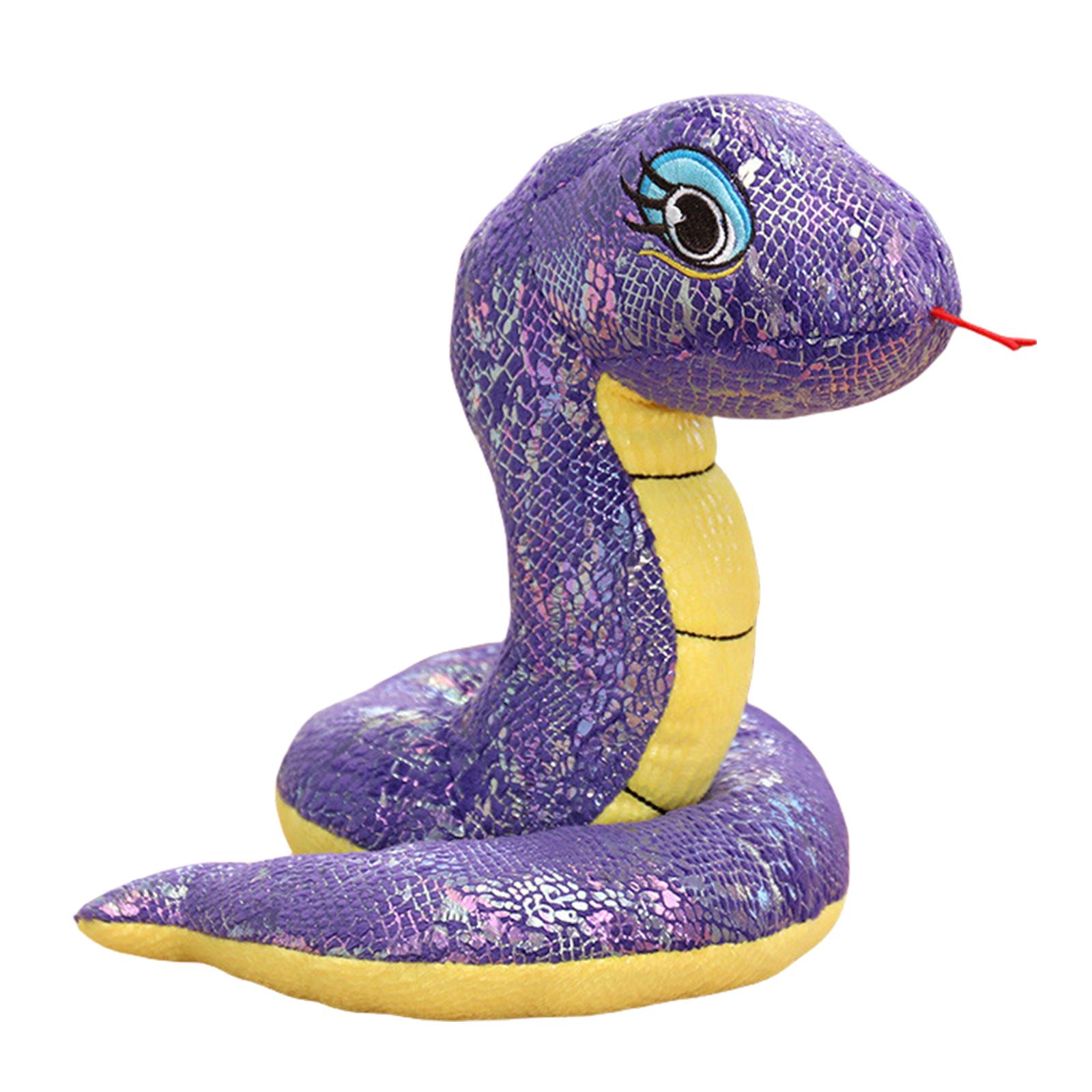 

Игрушка змея Большие мягкие игрушки для розыгрышей на Хэллоуин Игрушка для дивана Подушка мягкие игрушки змея 20 фиолетовый