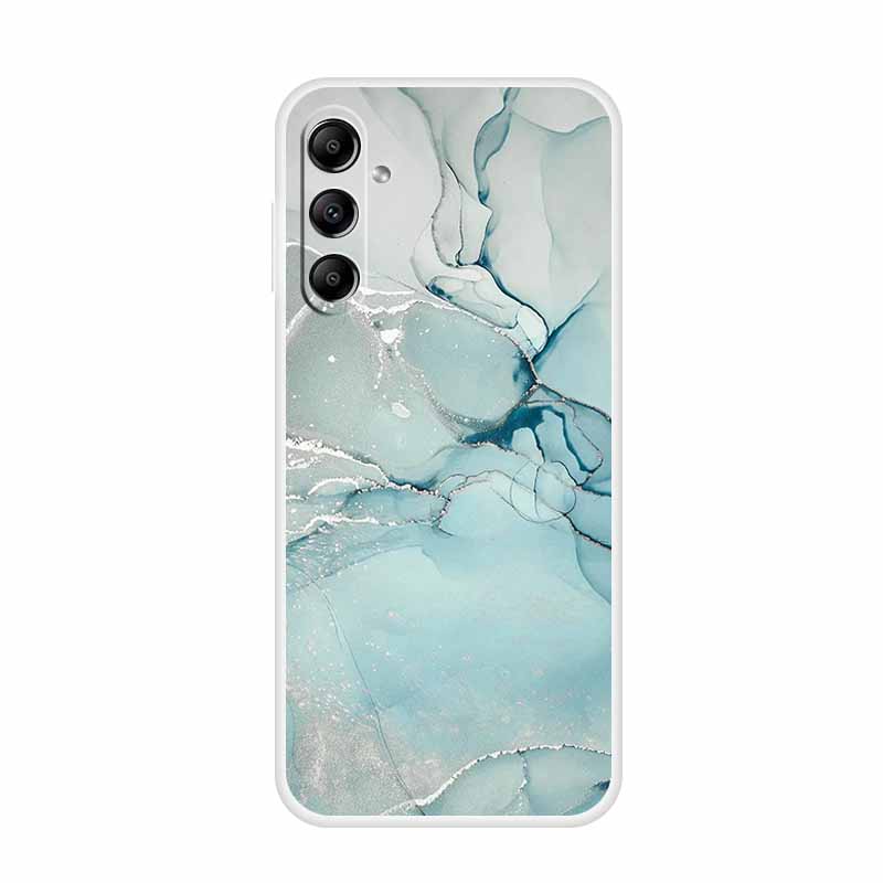 For Samsung Galaxy A14 A34 A54 5G Marble Soft Case Silicone TPU Phone Back Cover Coque for Samsung A 54 34 14 4G Cartoon Fundas