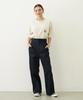 Casual CUT OUT LOGO POCKET WIDE TEE OFF WHITE [Milkfed] S/S Women's