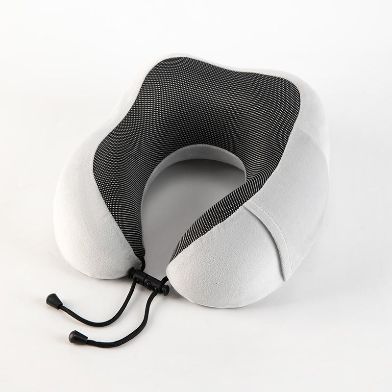 Cuscini per il collo in memory foam a forma di U Cuscino da viaggio morbido Cuscino per il collo per massaggi Cuscino per aereo per dormire Biancheria da letto sanitaria cervicale