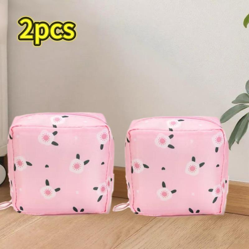 Multi Function Portable Sanitary Pad Storage Bag Tampon Pouch Napkin Cosmetic Bags Organizer Makeup Bags Girl Hygiene Pad Bags