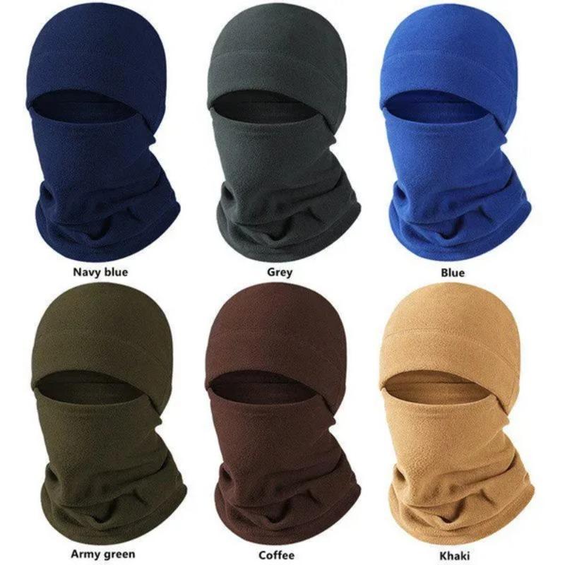 

Зимний полярный коралловый флис, грелка для шеи, шапка, термозащита для головы, шарф для занятий спортом на открытом воздухе, шапки для мужчин и женщин серый