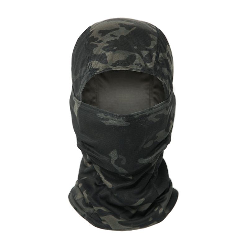 Fleece Tactical Camouflage Balaclava Full Face Mask Winter Warm Wind Shield Biking Hiking Skiing Scarf Hat Bandana Neck Gaiter