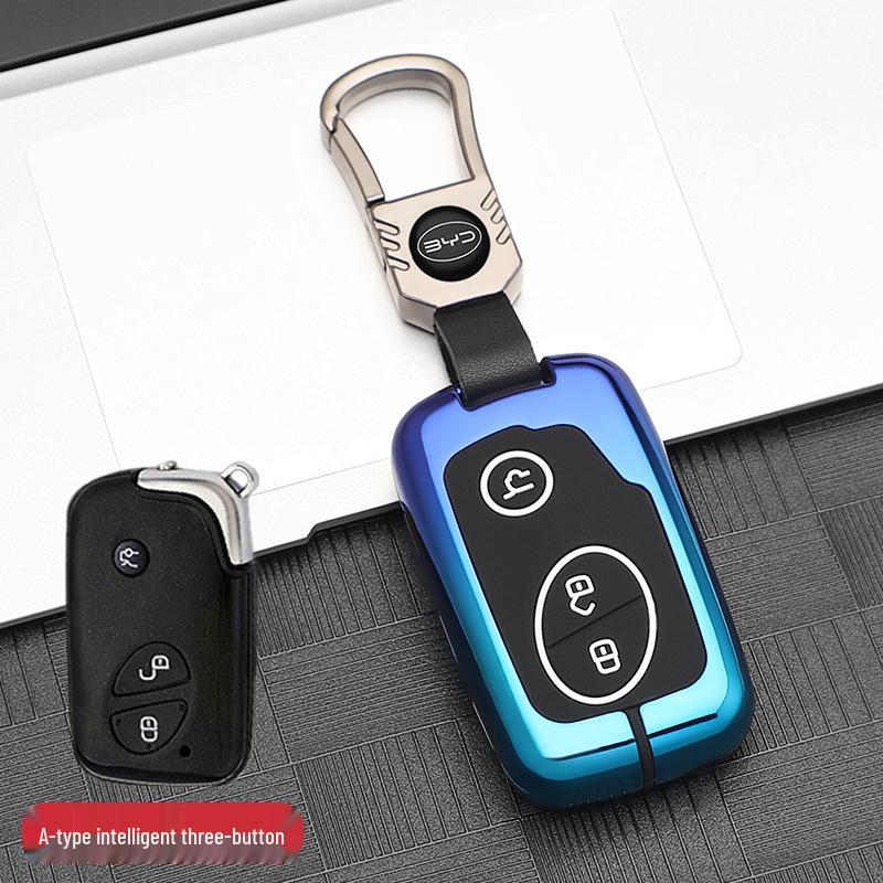 Compatible With BYD F3 Old Model Key Cover: G3, F0, S6, S7, E6, L3 Remote Control Case for Men