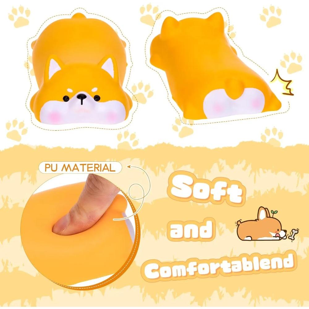 Kawaii Cat Squishy Toy Cute Animal Wrist Rest Support Mouse Squishy Stress Relief Toy Gift for Kid Desk Office Computer Laptop