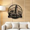 Metal Sign Wall Art Maritime Nautical Decor Rustic Home Beach House Outdoor Gift