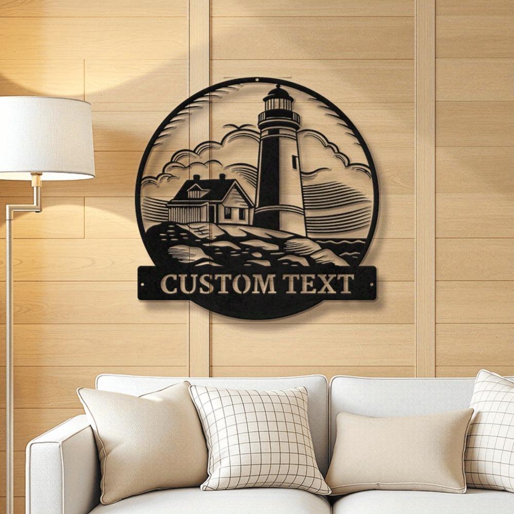 Metal Sign Wall Art Maritime Nautical Decor Rustic Home Beach House Outdoor Gift