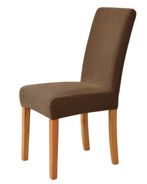 1 Stück Polarfleece-Stoff, Universalgröße, Küchenstuhlbezug, großer, hochelastischer Stuhlbezug, Sitzbezug für Wohnzimmer