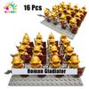 Kids Toys Roman Legion Building Blocks Medieval Knight Warhorse Cavalry Soldiers Figures Toys For Kids Christmas Gifts