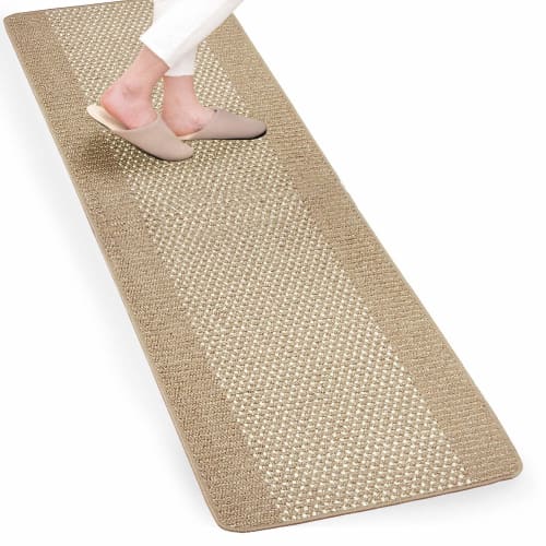 Oka (OKA) Yutosei Easy-to-Wash Kitchen Mat, 60x240mm, BE
