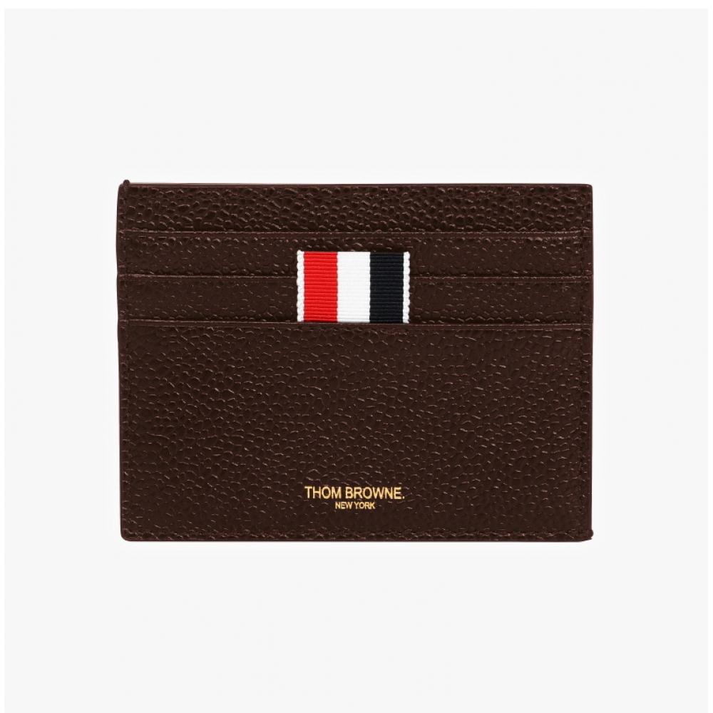 Tom Brown Maw031l 00198 205 Pebble Grain Three Line Tab Card Holder